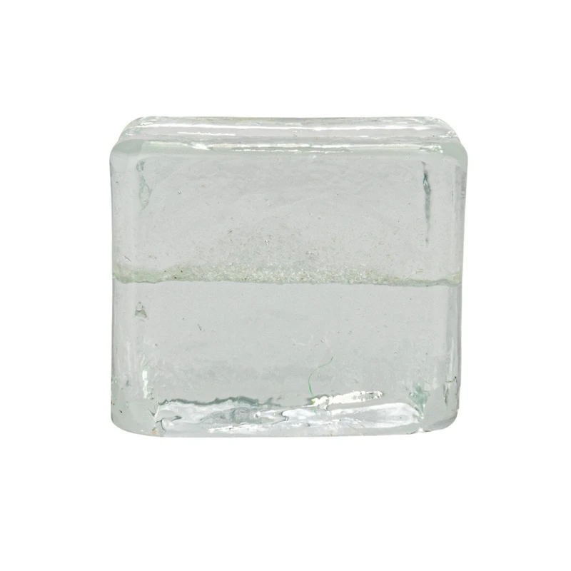 Hello Honey® Clear Glass Cube Place Card Holders with Paper Cards, 6ct.