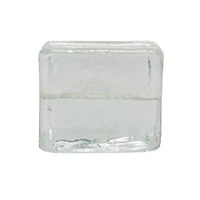 Hello Honey® Clear Glass Cube Place Card Holders with Paper Cards, 6ct.