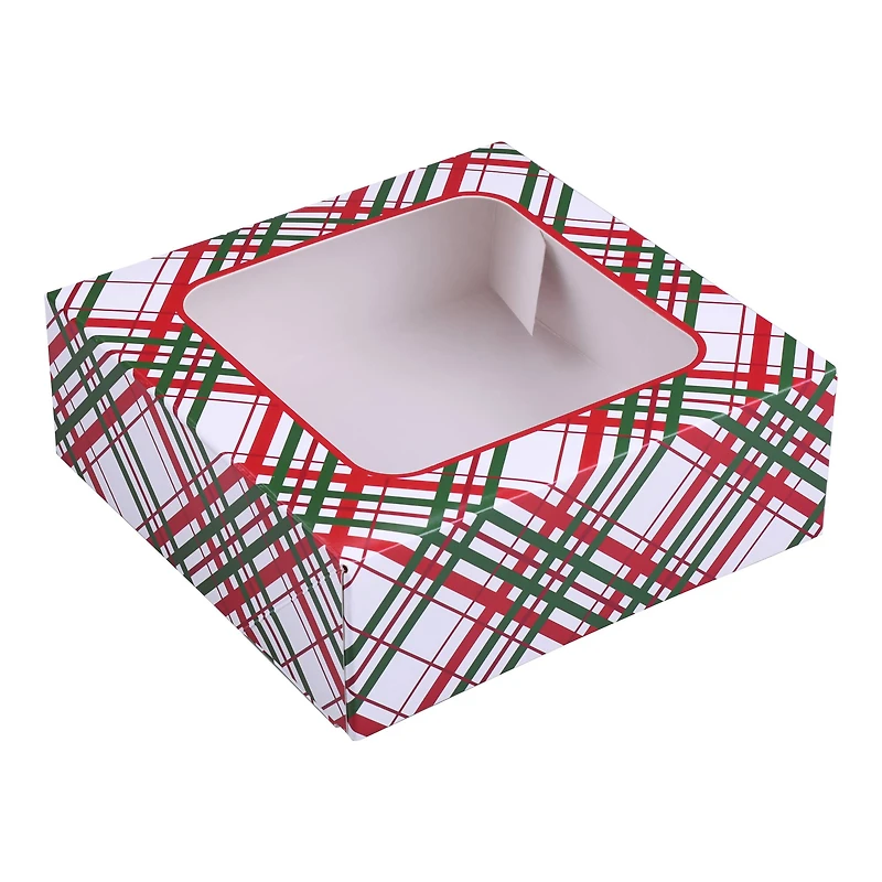 Plaid Cookie Treat Boxes, 4ct. by Makery™