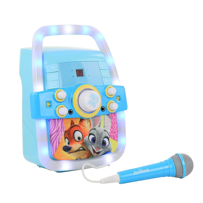Zootopia Flashing Light Karaoke Machine