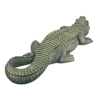 Design Toscano 37" The Swamp Beast Crocodile Garden Statue