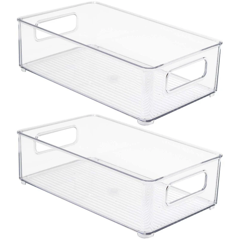 Sorbus Medium Clear Fridge & Pantry Storage Bins