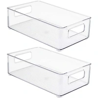 Sorbus Medium Clear Fridge & Pantry Storage Bins