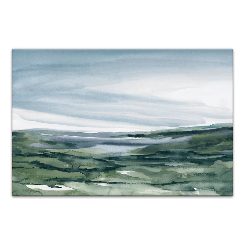 Abstracted Landscape 18" x 12' Canvas Wall Art