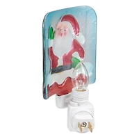 6" Red & White Santa Claus Christmas Night Light