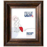 Frame USA Verona Wide Tarnished Bronze Single Image Picture Frame