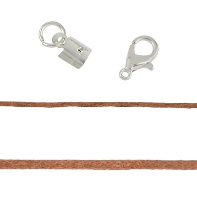Brown Waxed Cotton Cord Set by Bead Landing™