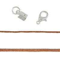 Brown Waxed Cotton Cord Set by Bead Landing™