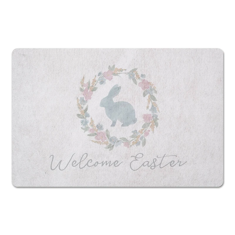 Easter Wreath KAM 27" x 18" Floor Mat