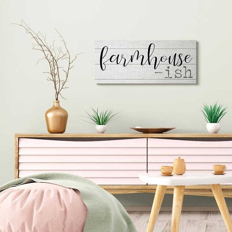 Stupell Industries Farmhouse-ish Canvas Wall Art