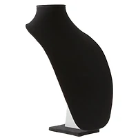 15" Black Velvet 3D Necklace Stand by Bead Landing™