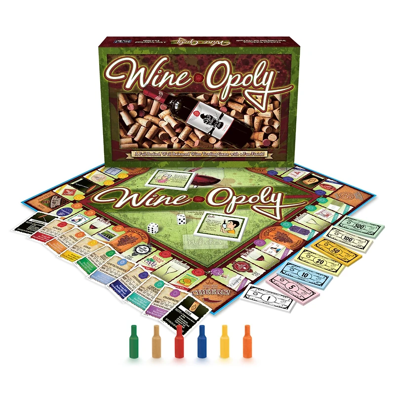 Late For The Sky Wineopoly Game