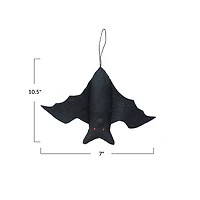Hello Honey® Black Wool Felt Bat Ornament