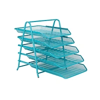 Mind Reader Desk Organizer with 5 Sliding Trays