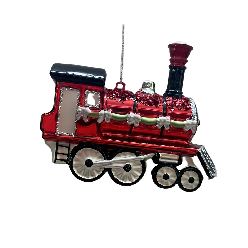 4.25" Train Glass Ornament by Ashland®
