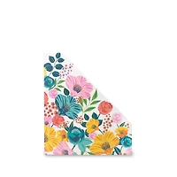 Steel Mill & Co.® Garden Blooms Cream Magazine Holder Set