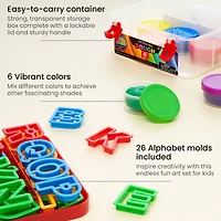 Arteza® Kids Alphabet Dough Kit, 32 pcs