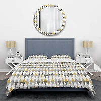 Designart 'Diamond Retro VIII' Mid-Century Duvet Cover Set