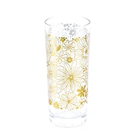 11.25" x 5" Gold Flowers Cold Transfer Sticker Wrap by Recollections™