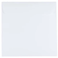 JAM Paper 6.5" x 6.5" White Square Invitation Envelopes