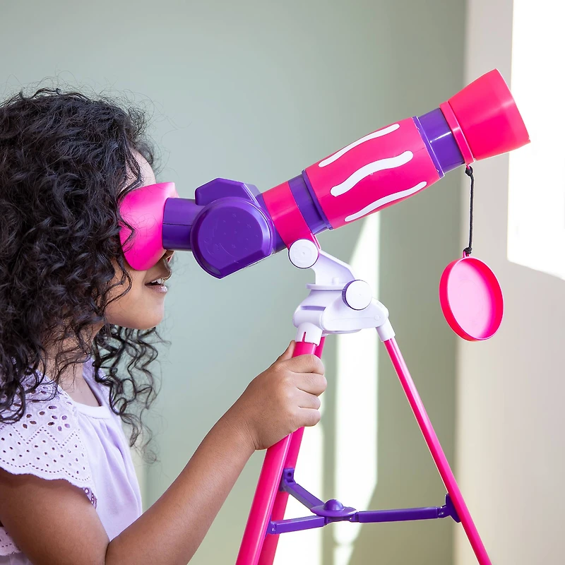 Educational Insights GeoSafari Jr. Pink My First Telescope