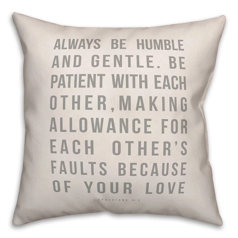 Always Be 18" x 18" Throw Pillow