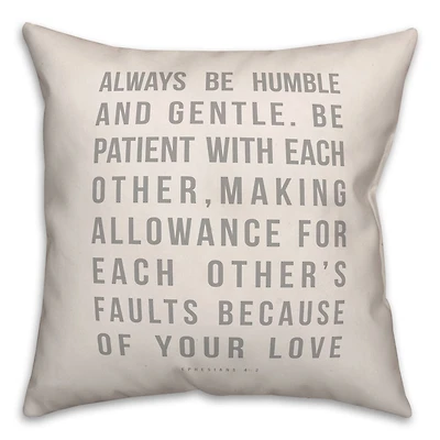 Always Be 18" x 18" Throw Pillow