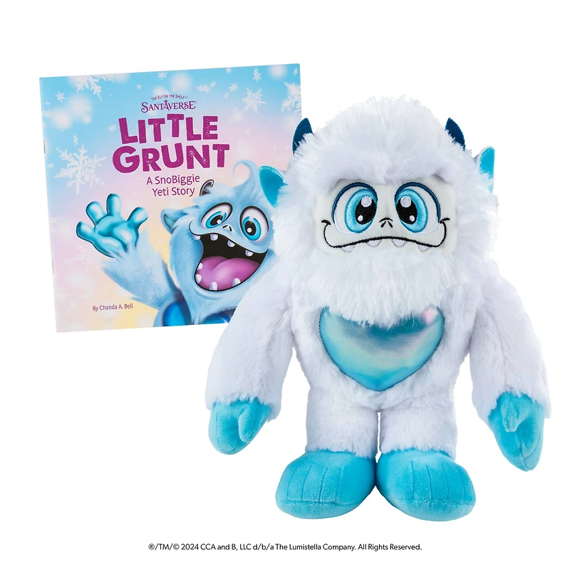 The Elf on the Shelf® SnoBiggie™ Little Grunt Yeti Plush & Book
