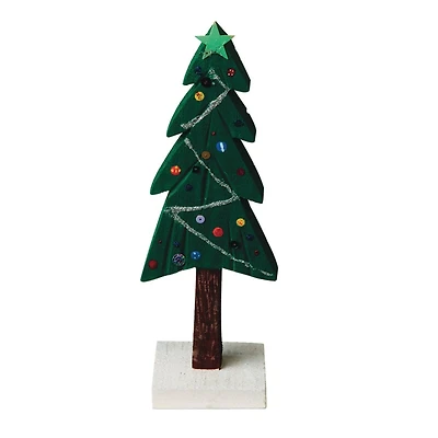 S&S Worldwide® Unfinished Wooden Tree With Base, 6ct.