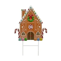 2ft. Gingerbread House Yard Stake by Ashland®