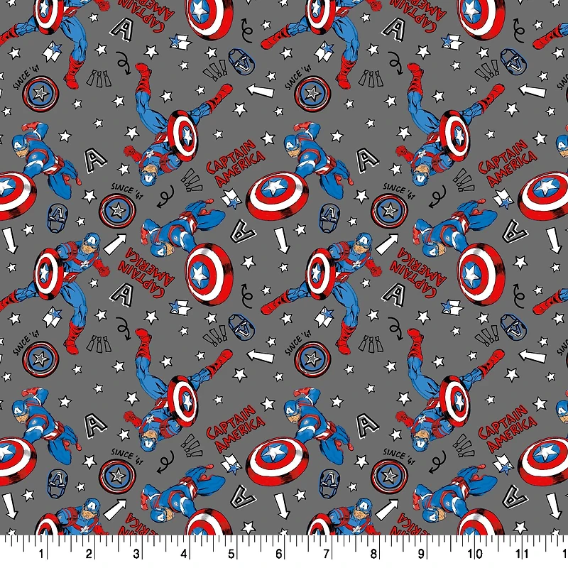 Marvel® Avengers Captain America Cotton Fabric