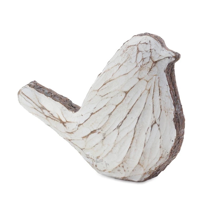 Carved Bird Figurines Set