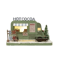 Hello Honey® 10.25" LED Paper Hot Cocoa Truck in Winter Scene