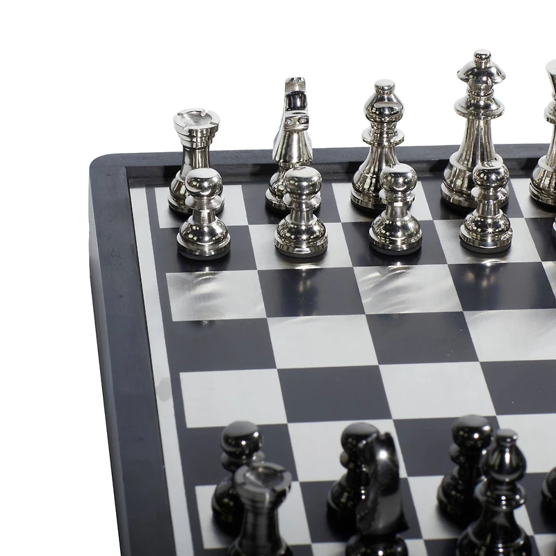 Black Traditional Chess Game Set