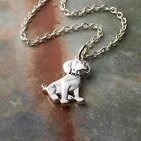 Silver Plated Dog Charm by Bead Landing™