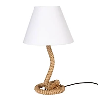Hello Honey® 26.5" Brown Rope Table Lamp