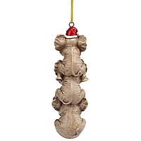 Design Toscano See, Speak, Hear No Evil Elephant Ornament