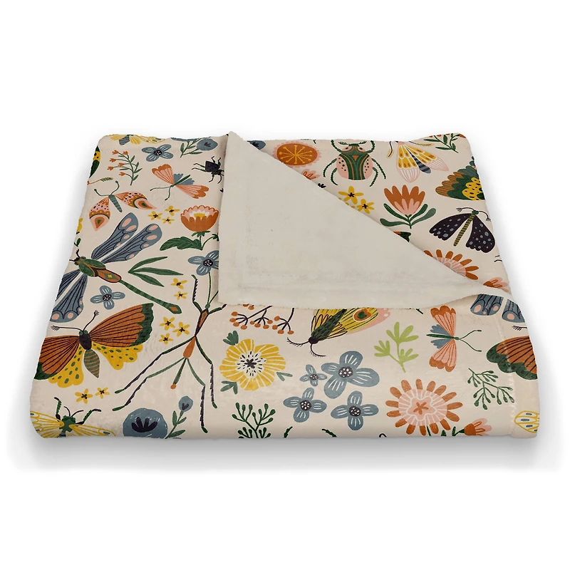 Bug Collection 50" x 60" Coral Fleece Blanket