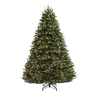 7.5ft. Pre-Lit Fraser Fir Majestic Artificial Christmas Tree, Clear LED Lights