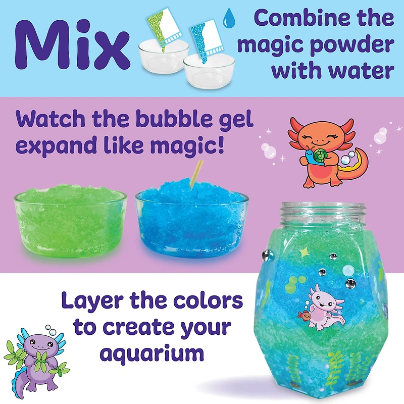Creativity for Kids® Glowing Axolotl Aquarium