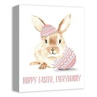 Pink Every Bunny 11" x 14" Canvas Wall Art