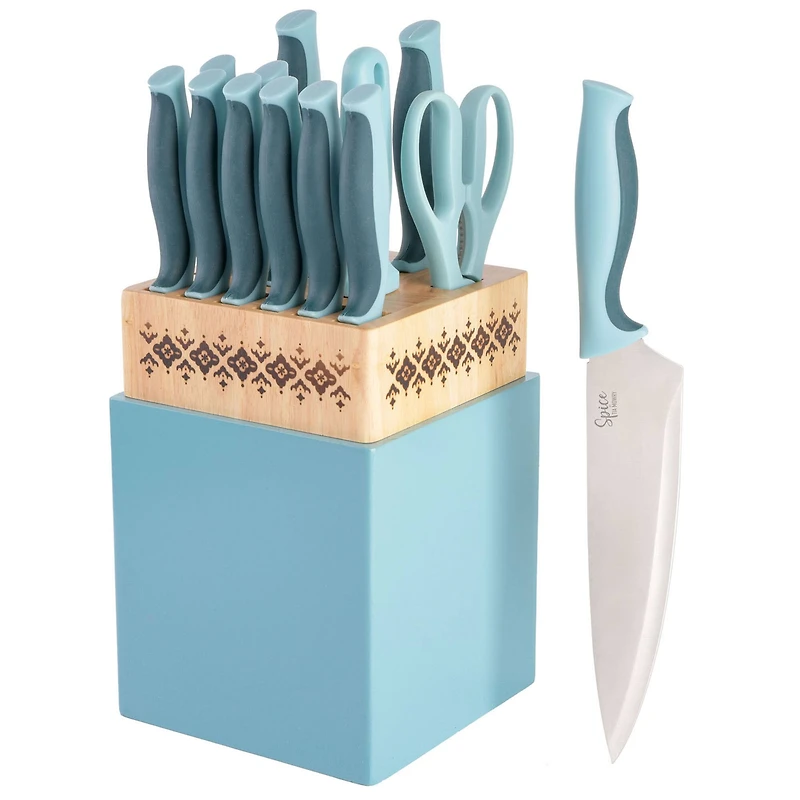 Spice by Tia Mowry Savory Saffron 14 Piece Cutlery Set