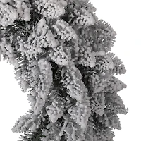 Glitzhome® 24" LED Snow Flocked Christmas Wreath