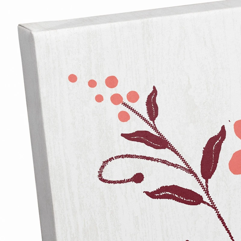 Red Flowers Canvas Wall Art