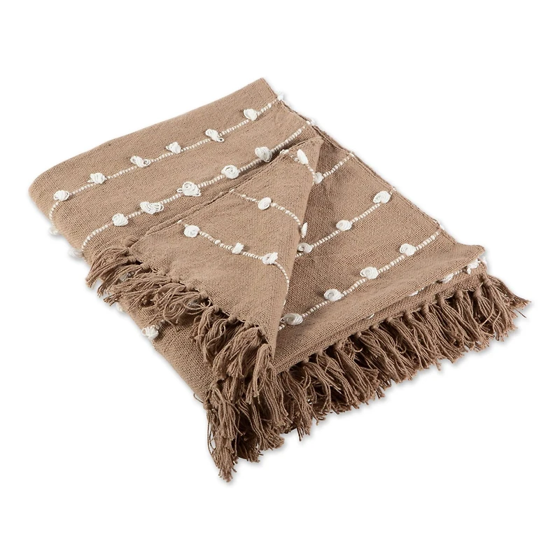DII® Stone Woven Loop Throw