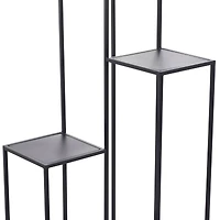 Black Iron Modern Plantstand, 40" x 16" x 16"