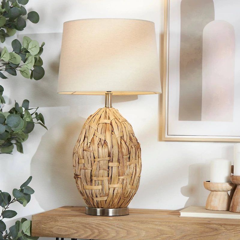 Seagrass Handmade Woven Table Lamp