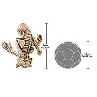 Design Toscano 21" Ascending Evil Climbing Skeleton Wall Sculpture