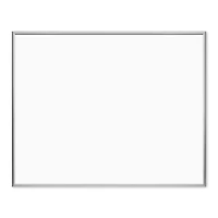 U Brands Silver Aluminum 20" x 16" Framed Magnetic Dry Erase Board