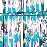 26" 3D Iridescent Sleigh with 105 Cool White UL LED Lights